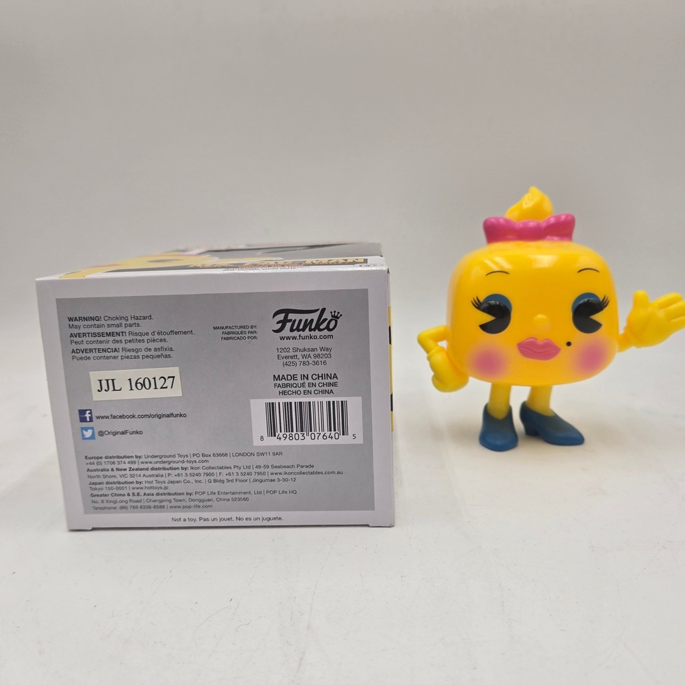 Funko Pop Games Ms Pac-Man 82 Vinyl Figure Arcade Retro Gaming Yellow - Picture 6 of 8